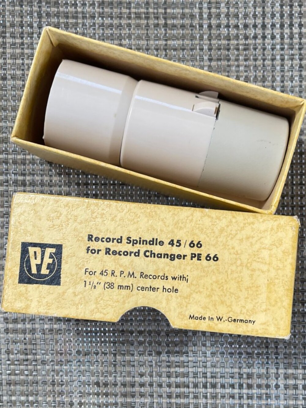 PE Record Spindle Adapter 45/66
